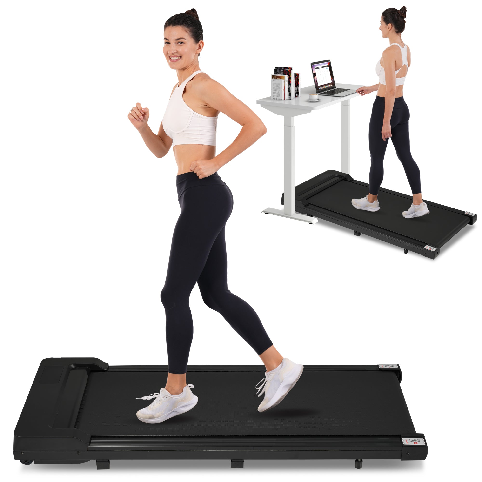 8.10 Walking Pad Treadmill for Home - 2.5HP, 0.6-4 MPH, 300 lbs, Remote Control