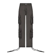 Cargo Solid Baggy Pants - HCDSHOP