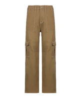 Cargo Solid Baggy Pants - HCDSHOP