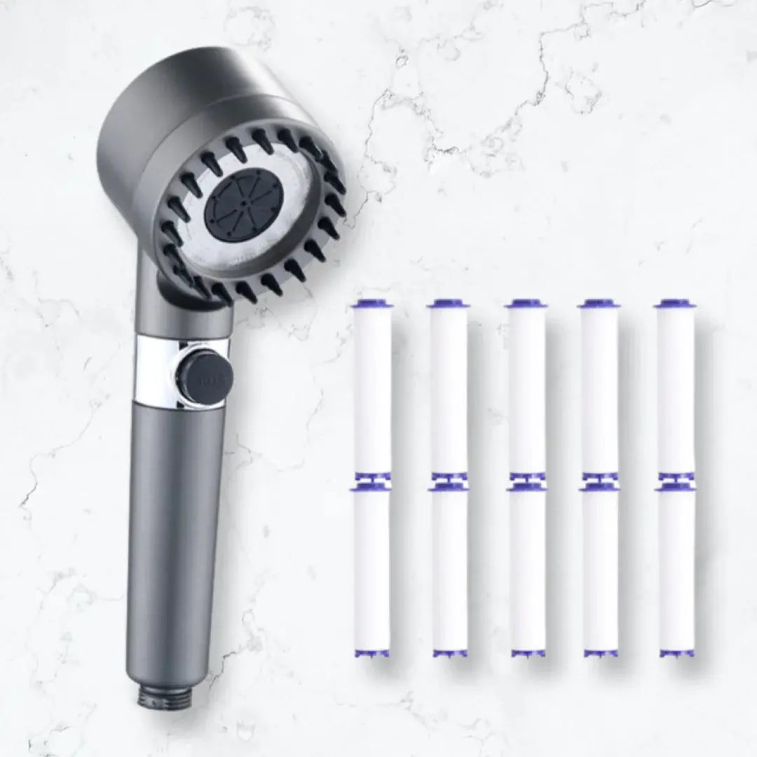 4-in-1 Massage Shower Head - High Pressure & Water Purification - HCDSHOP