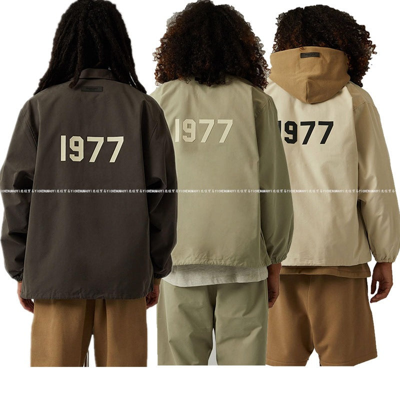 Fear of God Essentials 1977 Flocked Jacket