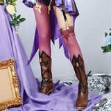 Genshin Impact Fischer cos Ropa Guilty Breaking Ropa de cosplay de cuero original de la hija imperial Zapatos a juego