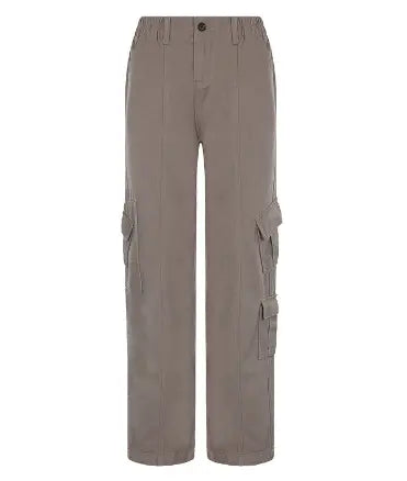 Cargo Solid Baggy Pants - HCDSHOP