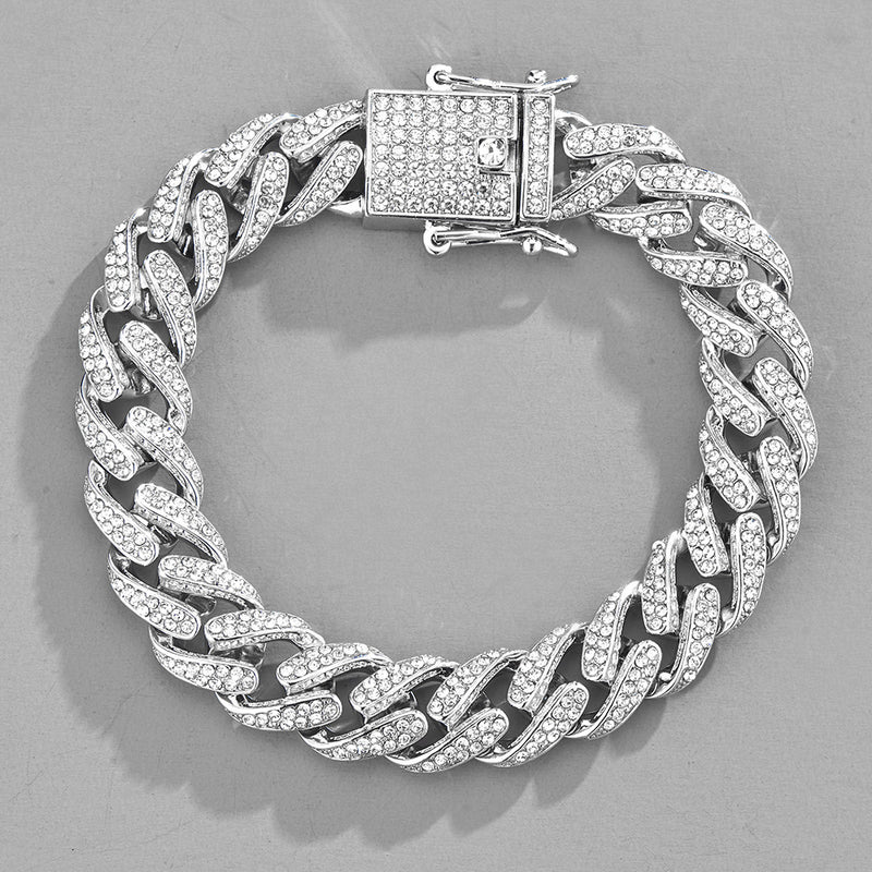 New Hip Hop Cuban Chain Icedout Link Chain Jewelry