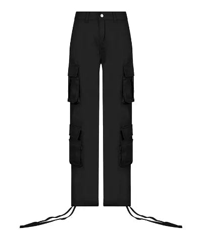 Cargo Solid Baggy Pants - HCDSHOP