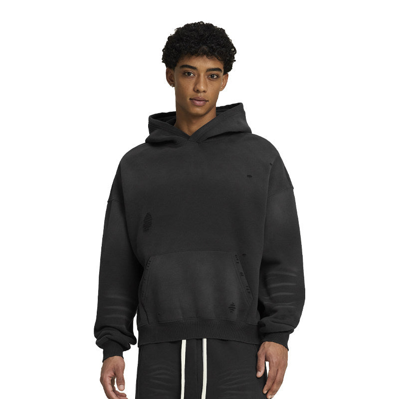 American Retro Streetwear Hoodie Set - HCDSHOP 