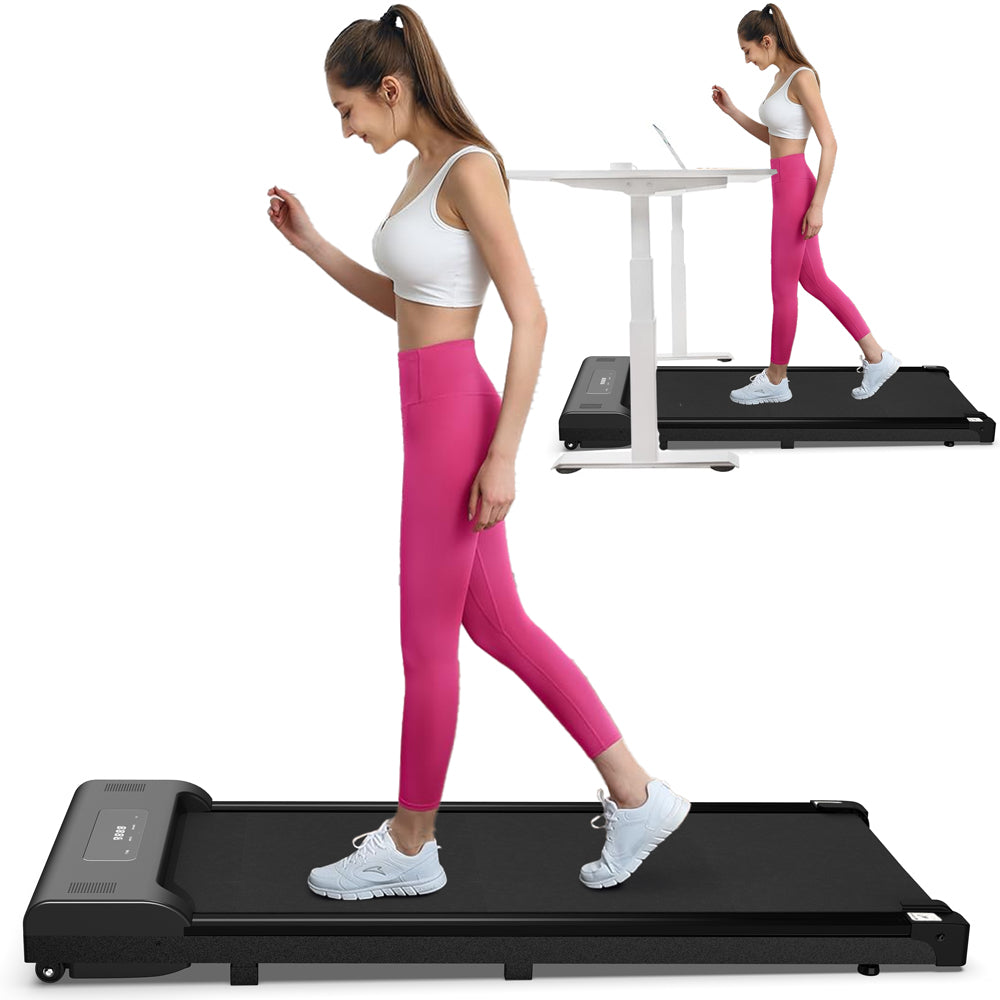 Undertable treadmill, walking mat, portable jogger with remote LED display (265 pounds)