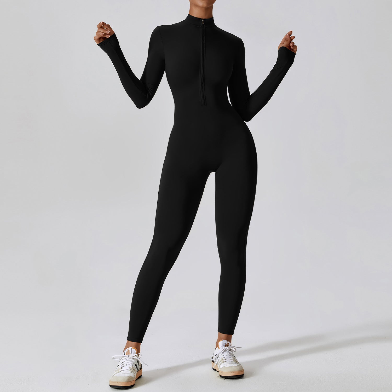 Combinaison de yoga nude à manches longues eprolo, body ajusté pour fitness intensif, vêtement de sport extensible et confortable
