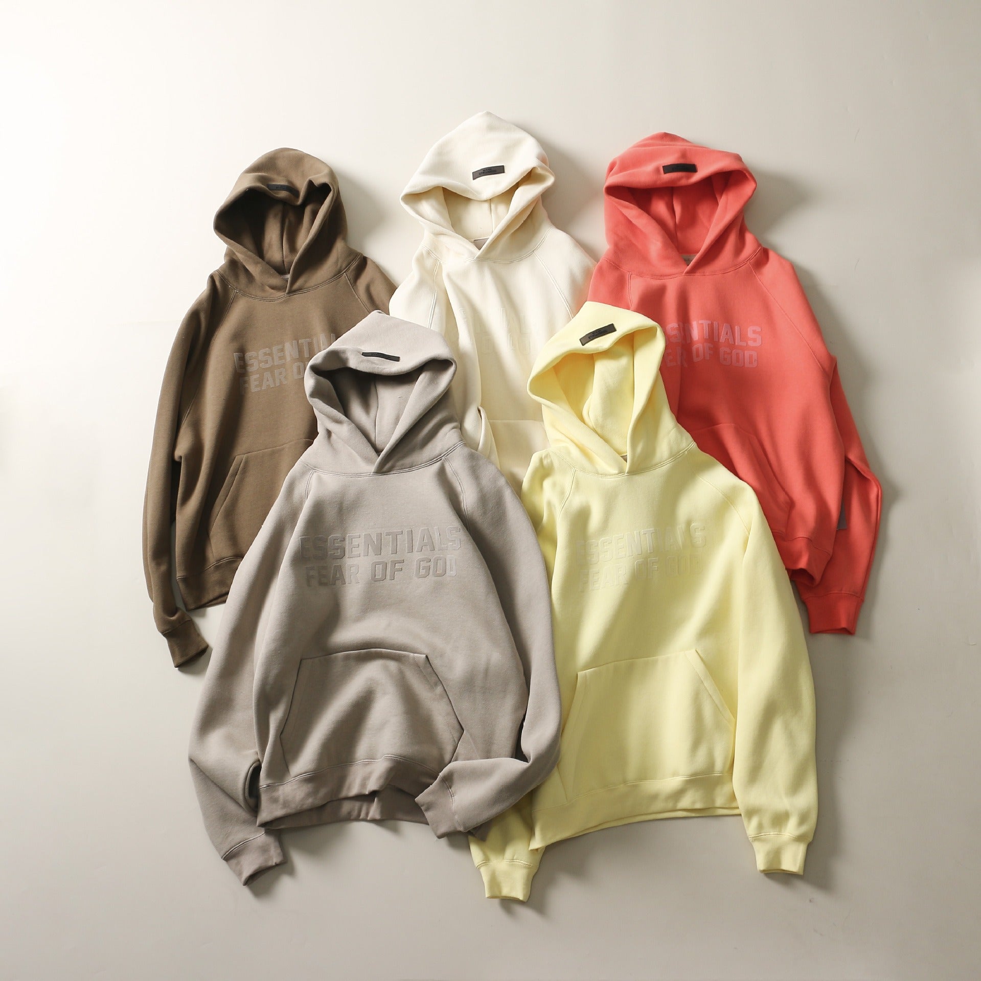 Stylish hooded sweatshirts in various trendy colors, featuring comfortable and casual designs ideal for everyday wear.