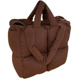 Padded Nylon Shoulder Bag - HCDSHOP