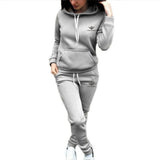 Women's Autumn and Winter Two Piiece Hooded Set