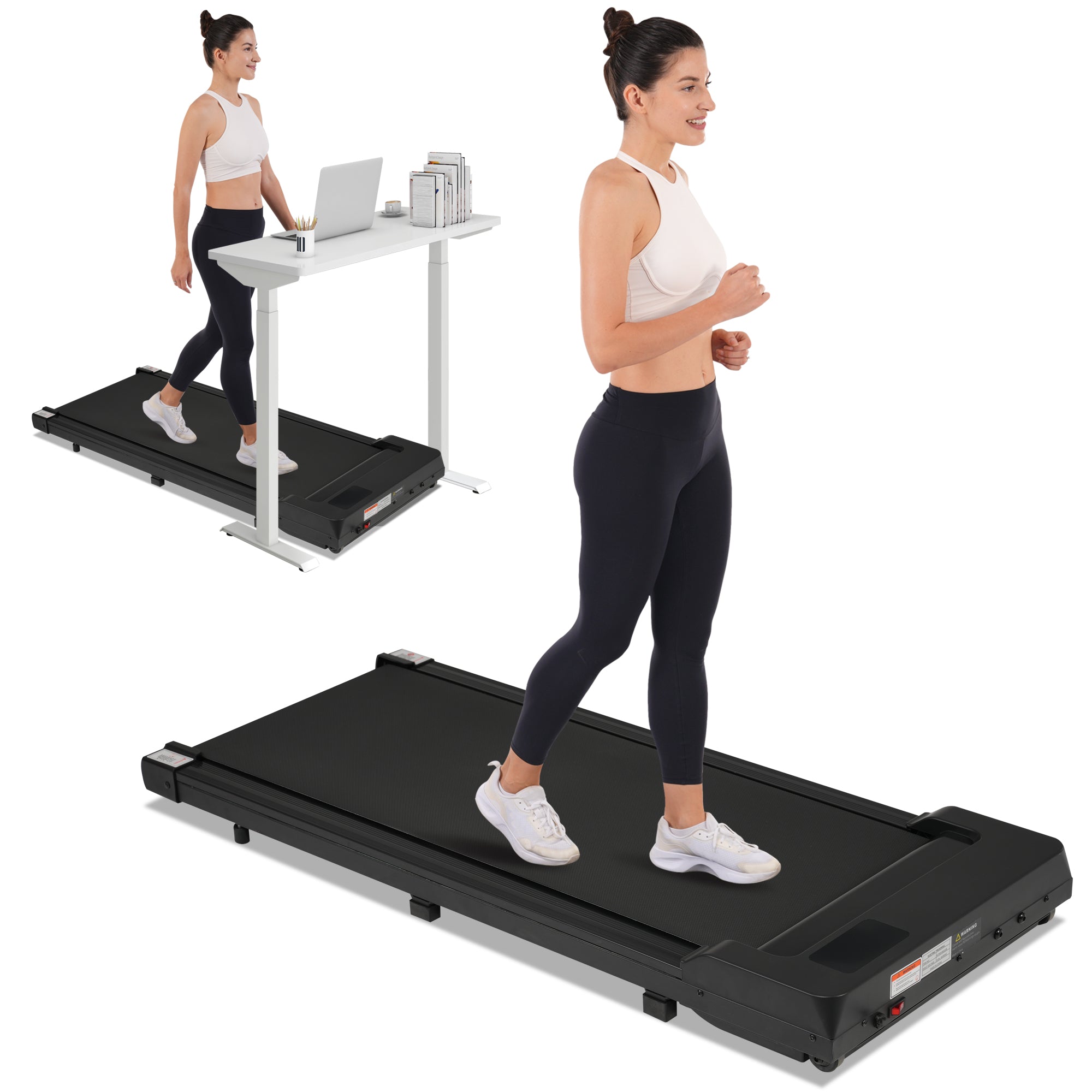 8.10 Walking Pad Treadmill for Home - 2.5HP, 0.6-4 MPH, 300 lbs, Remote Control