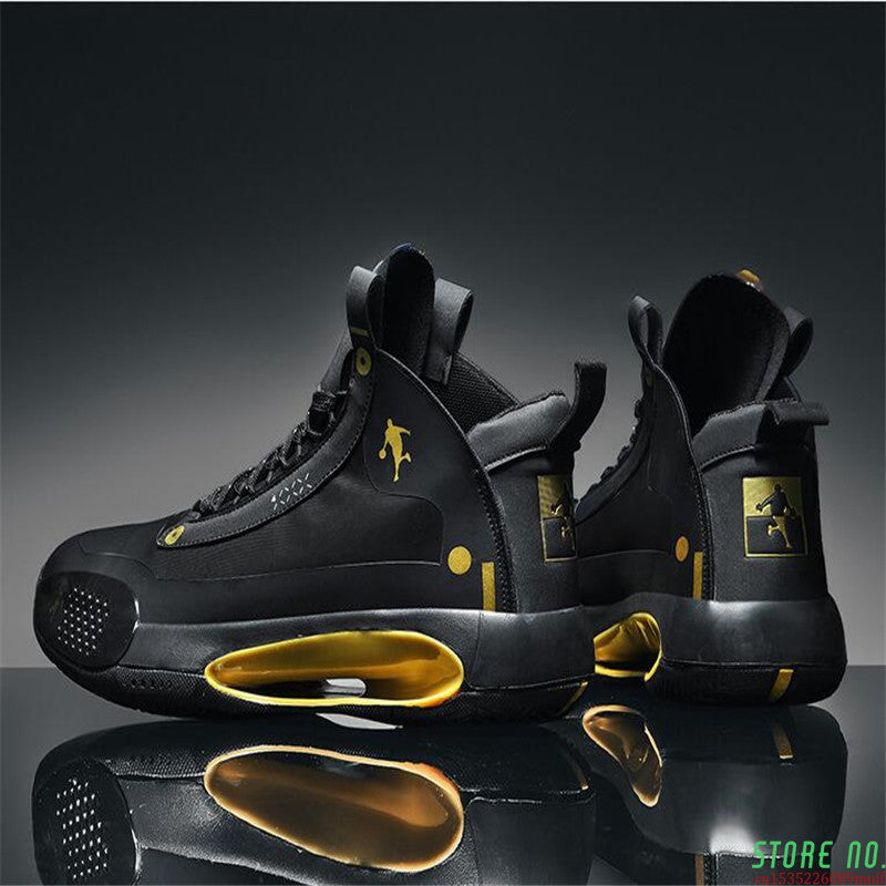 Fashion Comfortable High Top Basketball Shoes Men Cushioning Basketball Sneakers Unisex Training Basket Shoes New Men Trainers