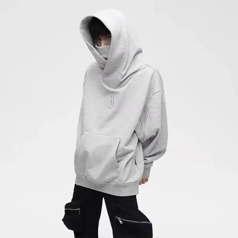 Bluzy z kapturem Ninja Streetwear Turtleneck dla mężczyzn