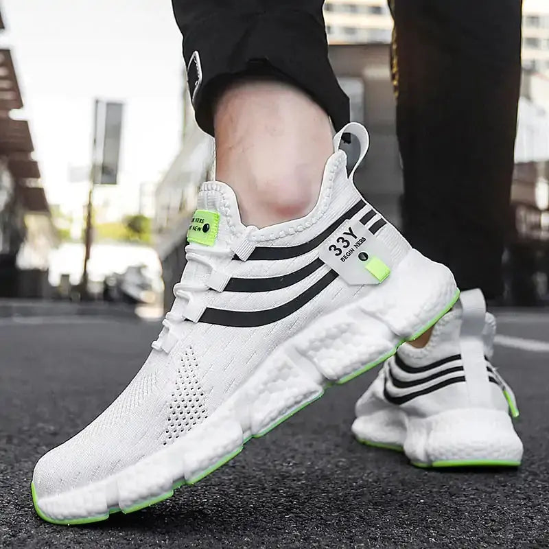 White Gym and Walking Shoes - HCDSHOP