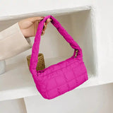 Lattice Pattern Shoulder Bag - HCDSHOP