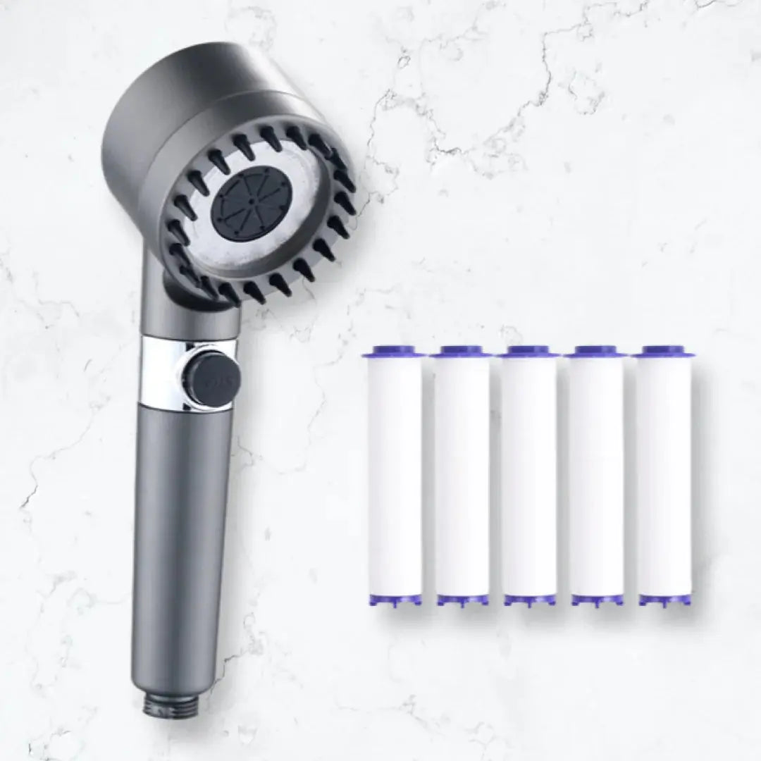 4-in-1 Massage Shower Head - High Pressure & Water Purification - HCDSHOP