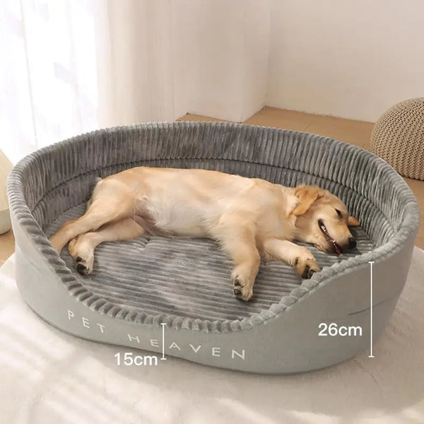 Cama acolchada suave para perros