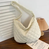 Lattice Pattern Shoulder Bag - HCDSHOP