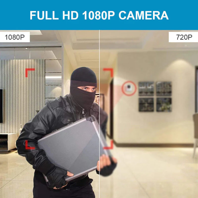 Mini cámara oculta de seguridad para el hogar, cámara para niñera Full HD 1080P DVR, visión nocturna, audio