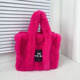 Designer Faux Fur Tote Bag - HCDSHOP