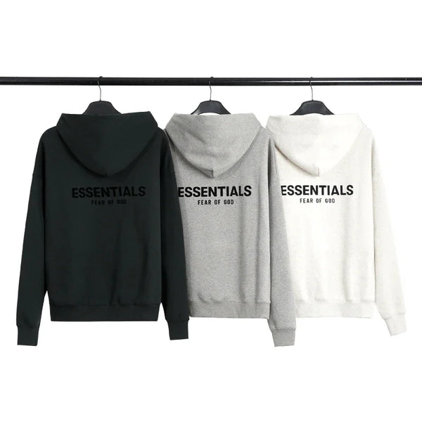 Sudadera con capucha Essentials de gran tamaño: para hombres y mujeres