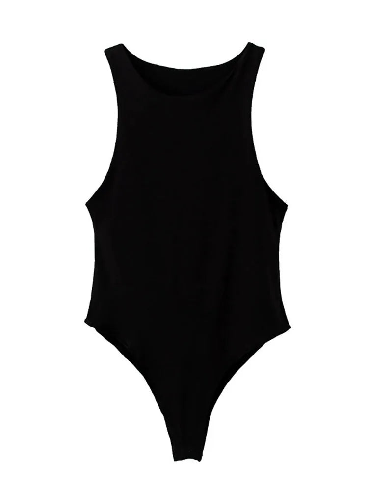 Women’s Summer Solid Bodycon Bodysuit - HCDSHOP 