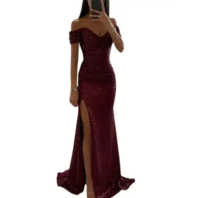 Sequined Elegant Dress - HCDSHOP