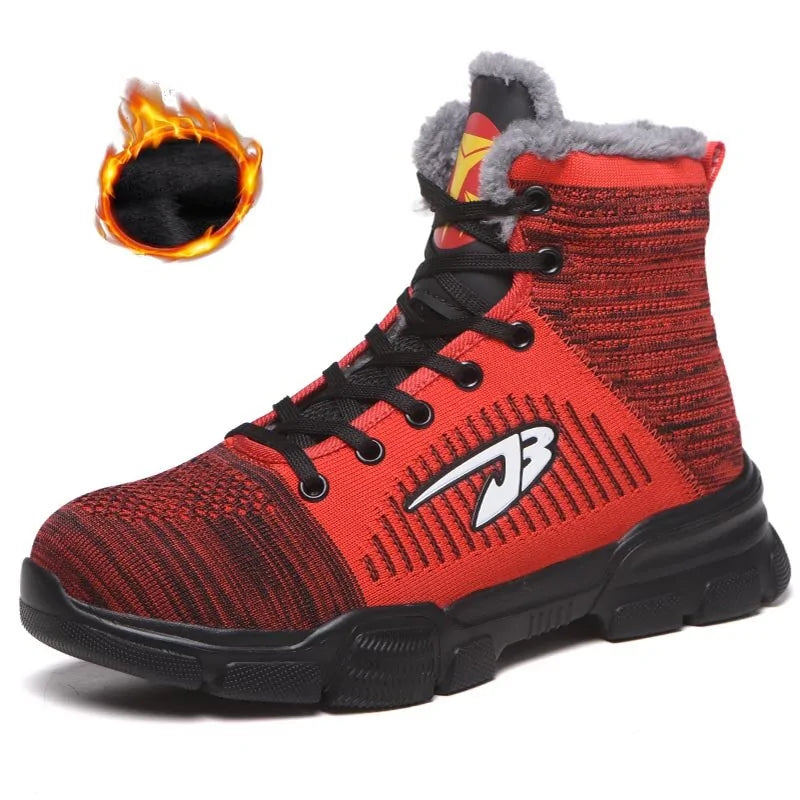 Mens Winter Safety Work Boots Shoes