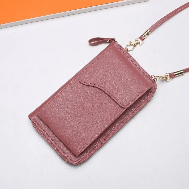 Women's Small Crossbody Shoulder Bags PU Leather Female Cell Phone Pocket Bag Ladies Purse Card Clutches Wallet Messenger Bags - HCDSHOP