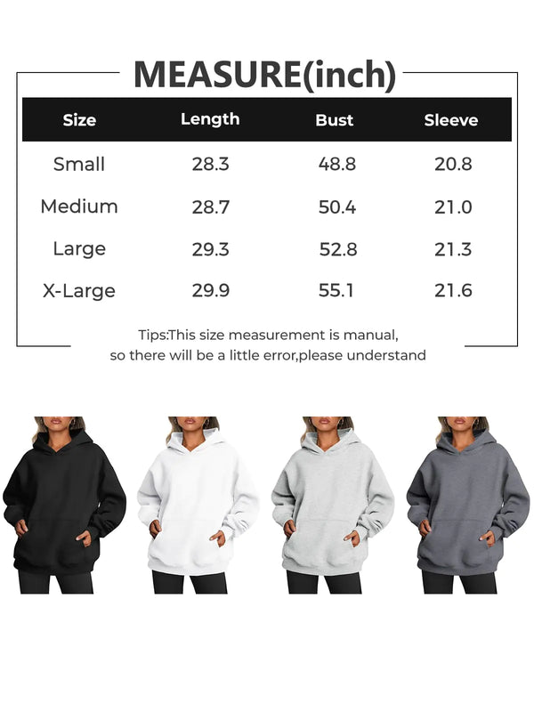 Sudadera con capucha para mujer EFAN, sudaderas de gran tamaño, suéteres tipo pulóver de polar, conjuntos de manga larga para invierno y otoño, ropa de moda Y2k, gris oscuro pequeño