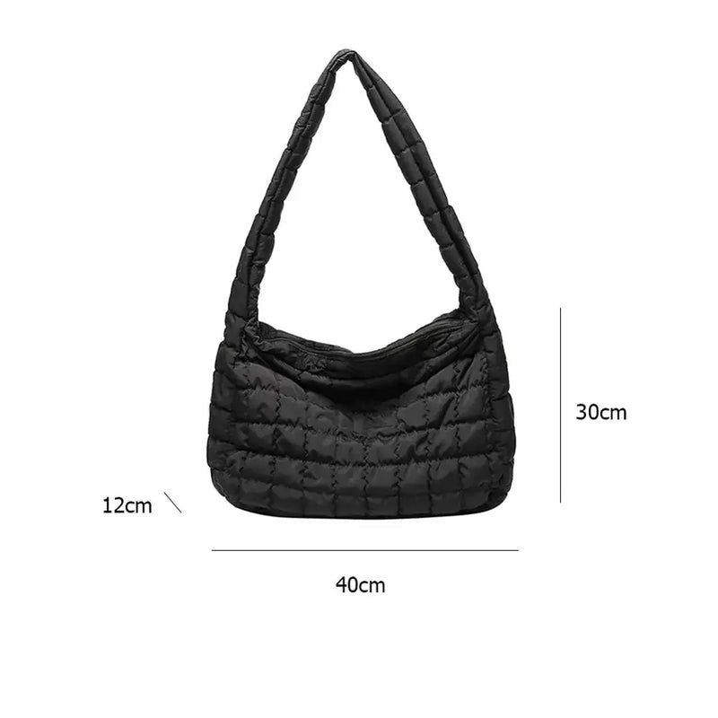 Lattice Pattern Shoulder Bag - HCDSHOP