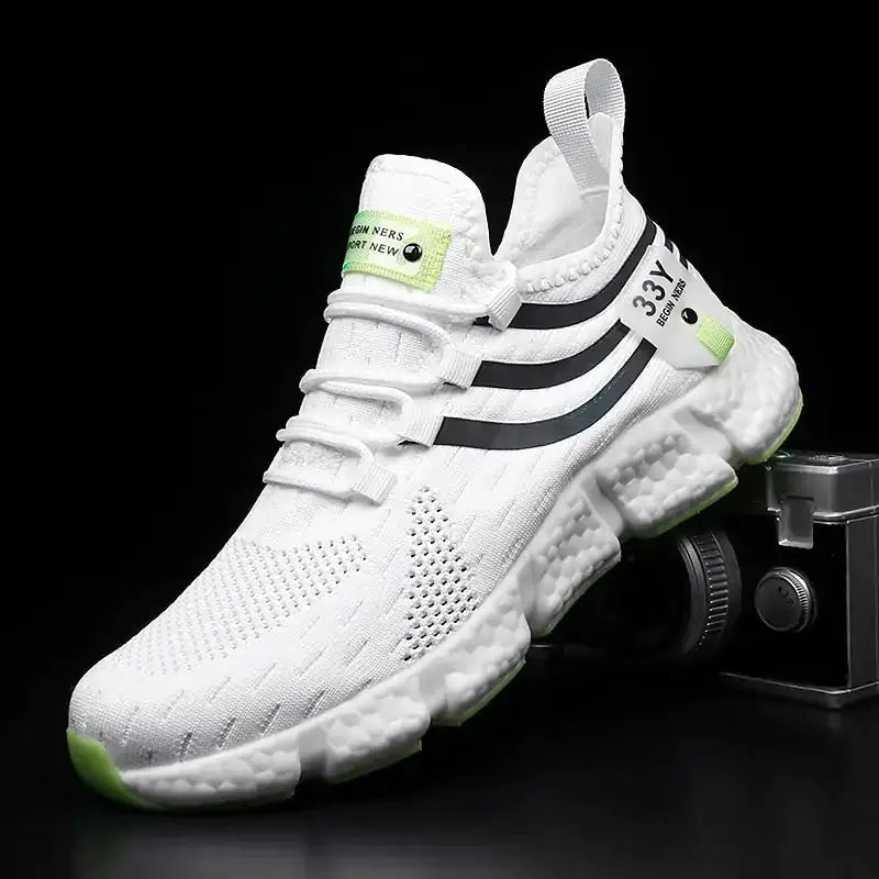 White Gym and Walking Shoes - HCDSHOP