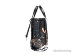 Marc Jacobs Mini Czarna Nylonowa Torba Crossbody Splatter Paint