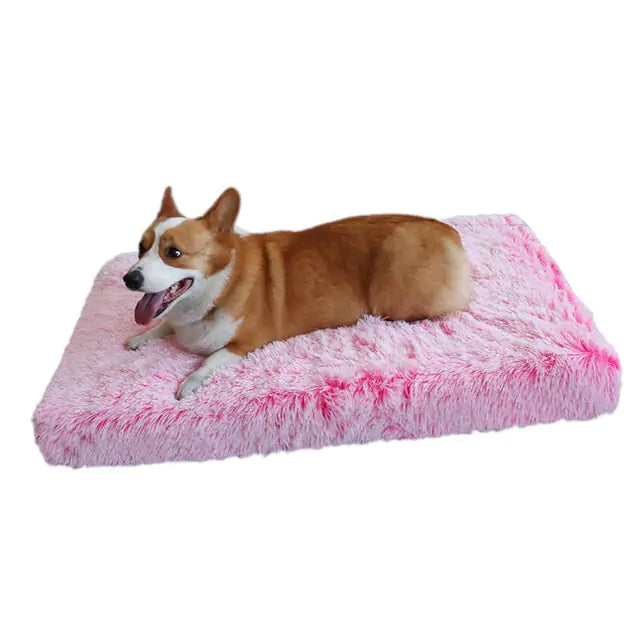 Cama de felpa lavable para perros