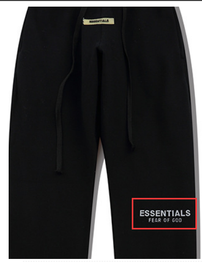 Pantalones deportivos con estampado reflectante