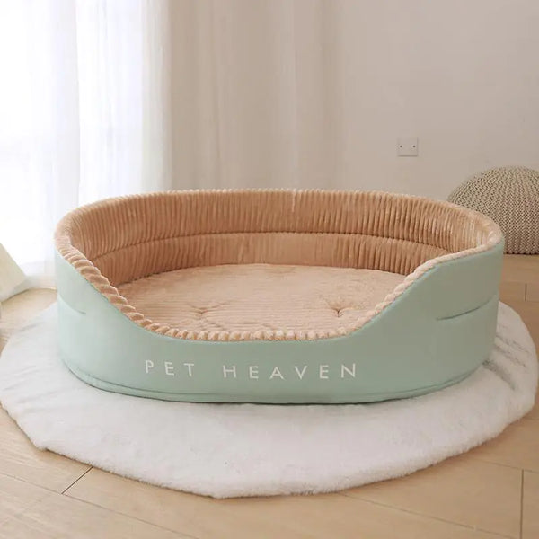 Cama acolchada suave para perros