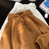 Winter Letter Women Thicken Hoodies - HCDSHOP