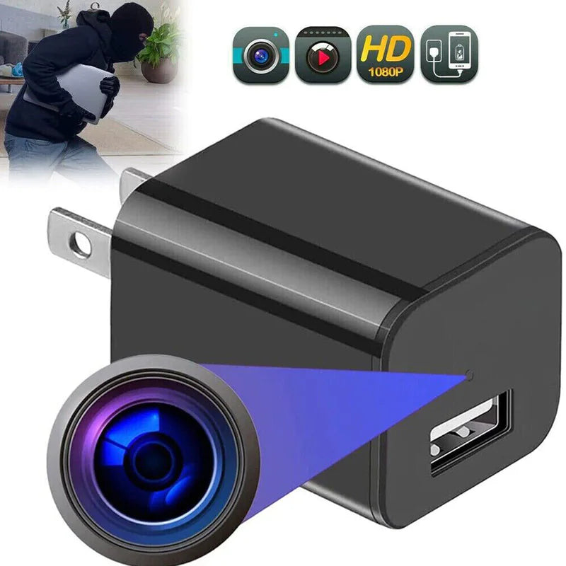 Mini cámara oculta de seguridad para el hogar, cámara para niñera Full HD 1080P DVR, visión nocturna, audio