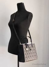 Marc Jacobs Mini Grind Signet Printed Leather Crossbody Tote