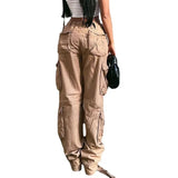 Cargo Solid Baggy Pants - HCDSHOP